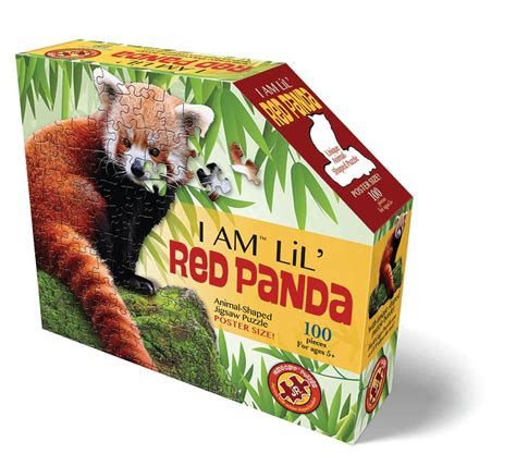 I Am Lil' Red Panda 100 Piece Puzzle