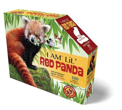 I Am Lil' Red Panda 100 Piece Puzzle