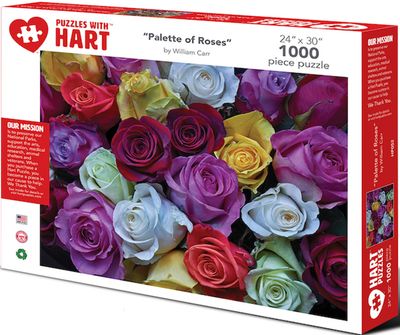 Palette of Roses 1000pc Puzzle