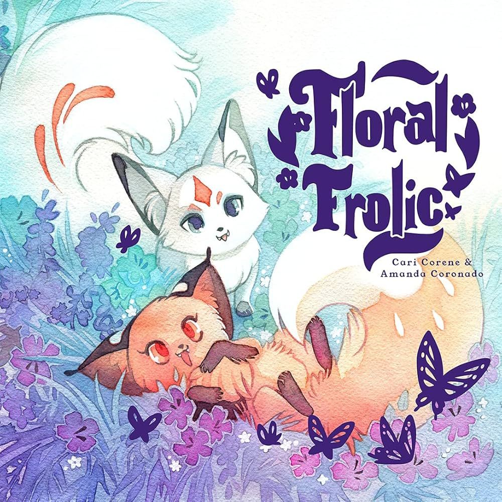 Fox Kitsune Children's Book 1 - Floral Frolic