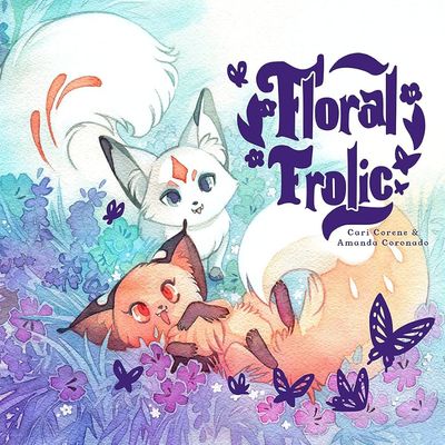 Fox Kitsune Children's Book 1 - Floral Frolic