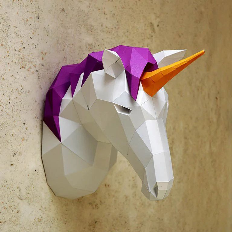 3D PaperCraft: Unicorn Head