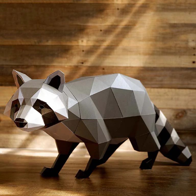 3D PaperCraft: Raccoon