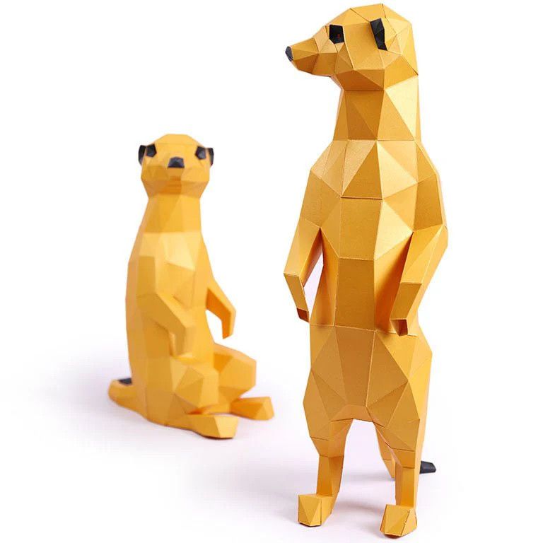 3D PaperCraft: Meerkats