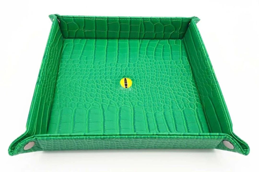 Old School RPG Dragon Eye Rolling Tray: Green