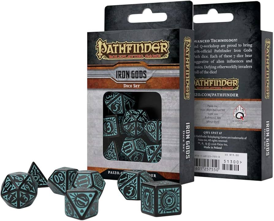 Pathfinder Iron Gods Dice Set (7)