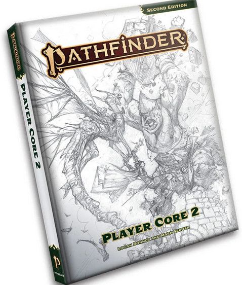 Pathfinder 2E: Player Core 2 - Hardcover Sketch Edition