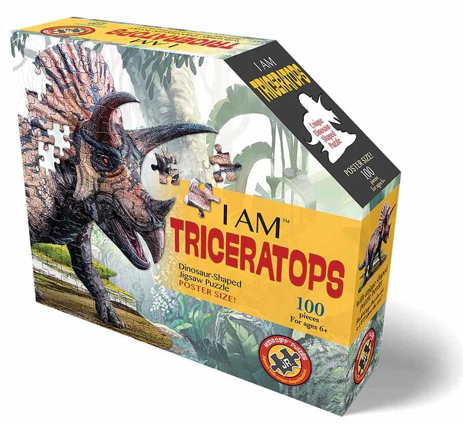 I am Triceratops 100 piece jigsaw puzzle