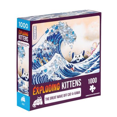 Great Wave Off Cat-a-Gawa 1000pc Puzzle