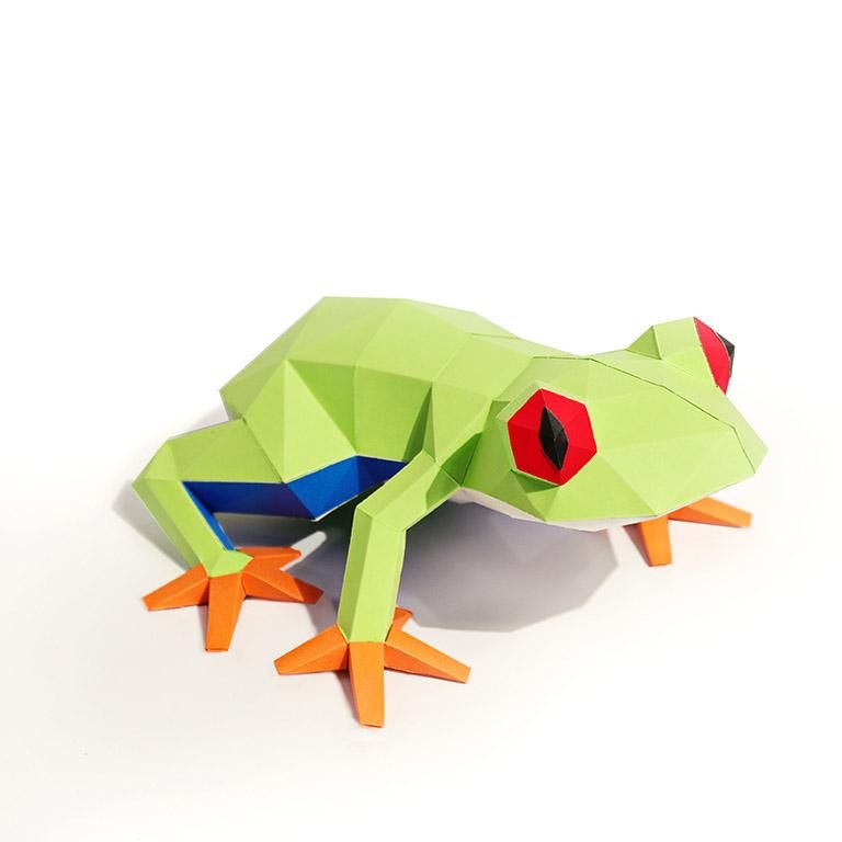 3D PaperCraft: Frog