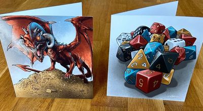 12 Luxury RPG Greeting Cards
