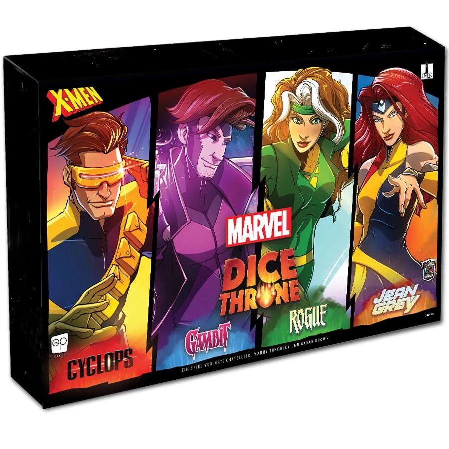 Marvel X-Men Dice Throne: 4 Hero Box (Cyclops, Gambit, Rogue, Jean Grey)