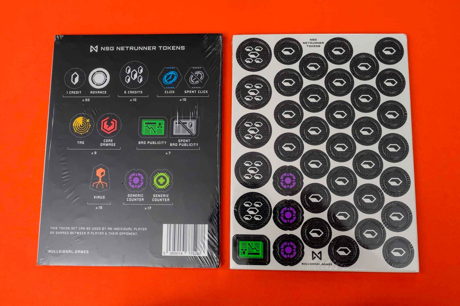 NSG Netrunner Tokens