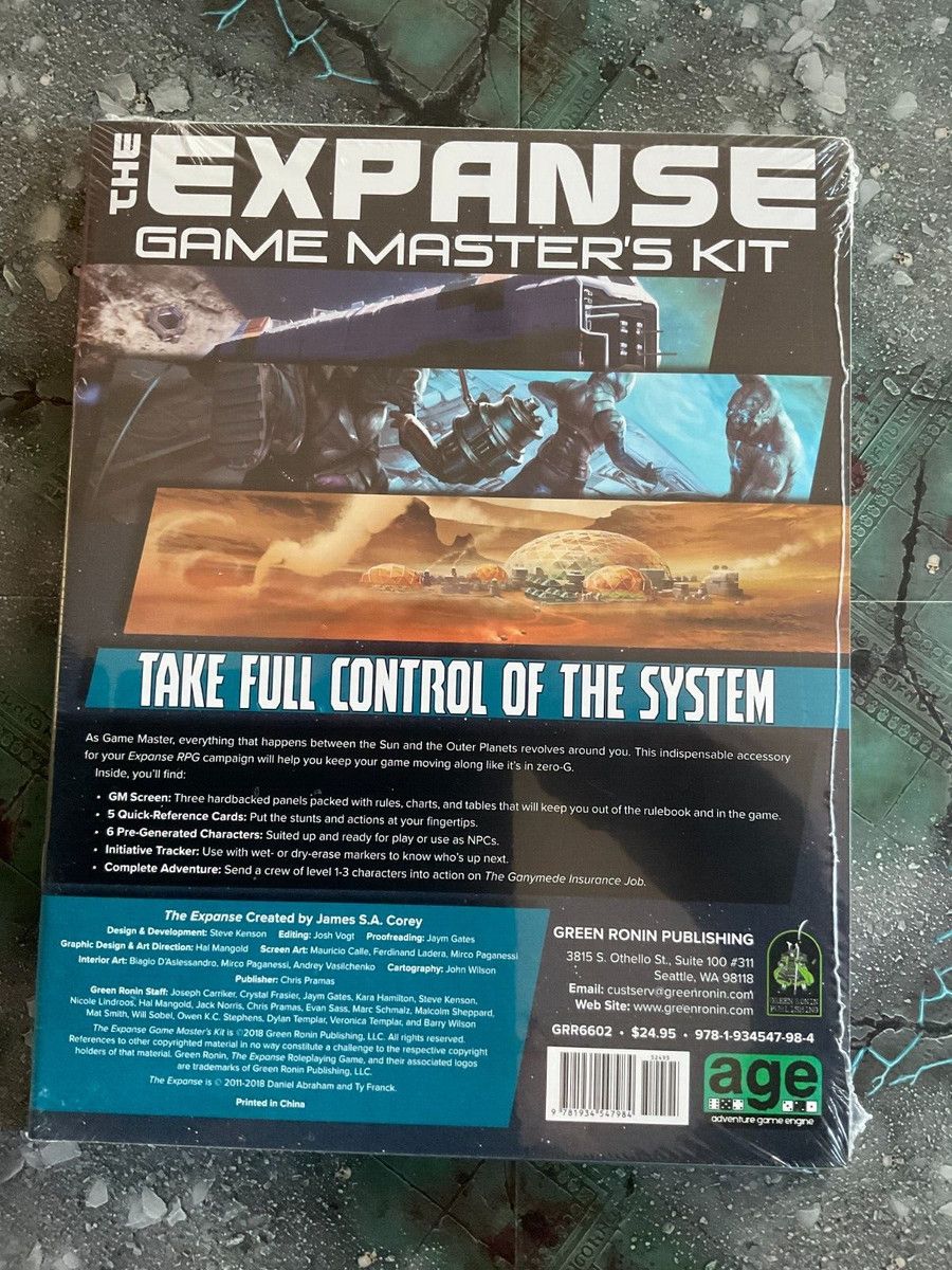 Expanse, The RPG: Game Master's Kit