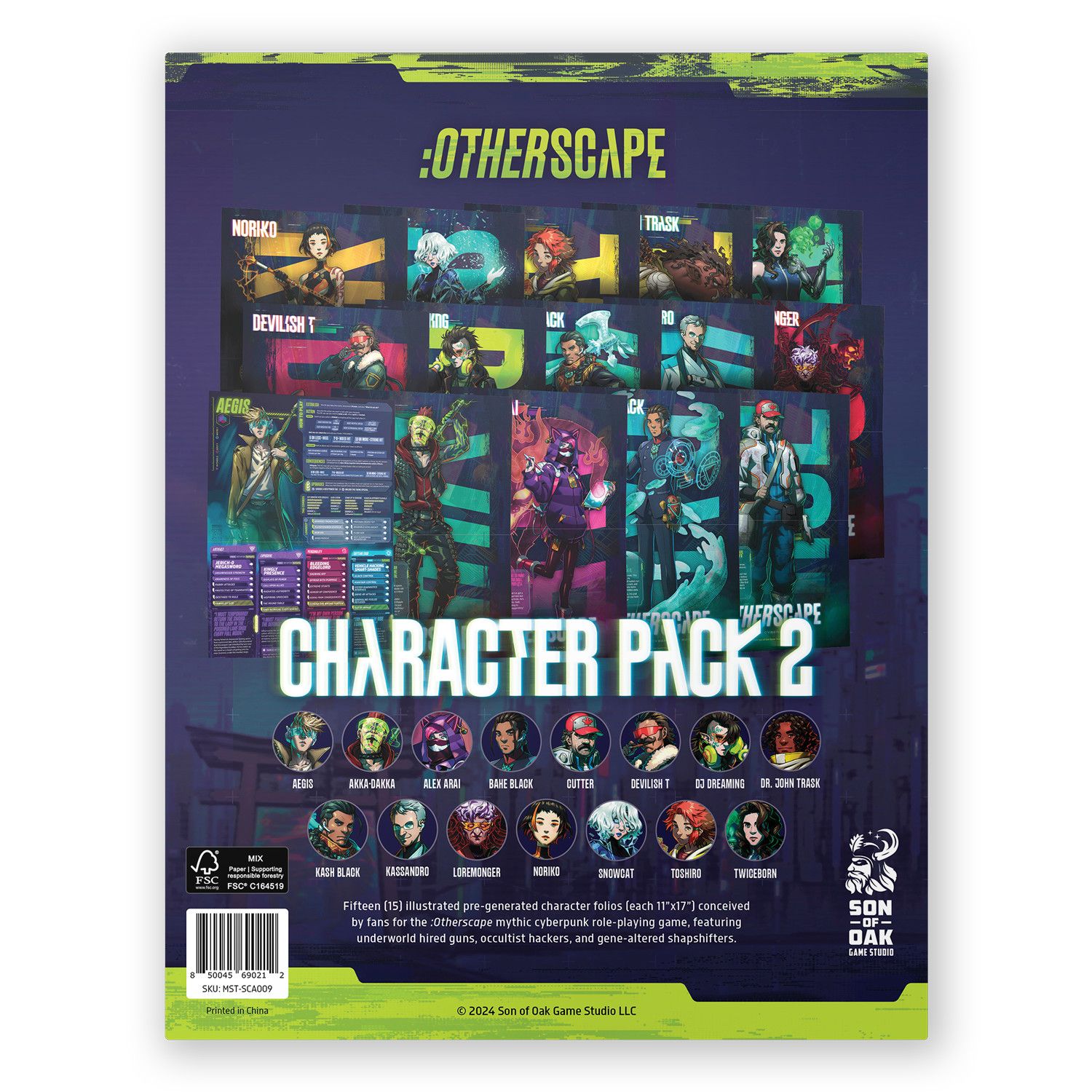 Otherscape: Character Folios #2