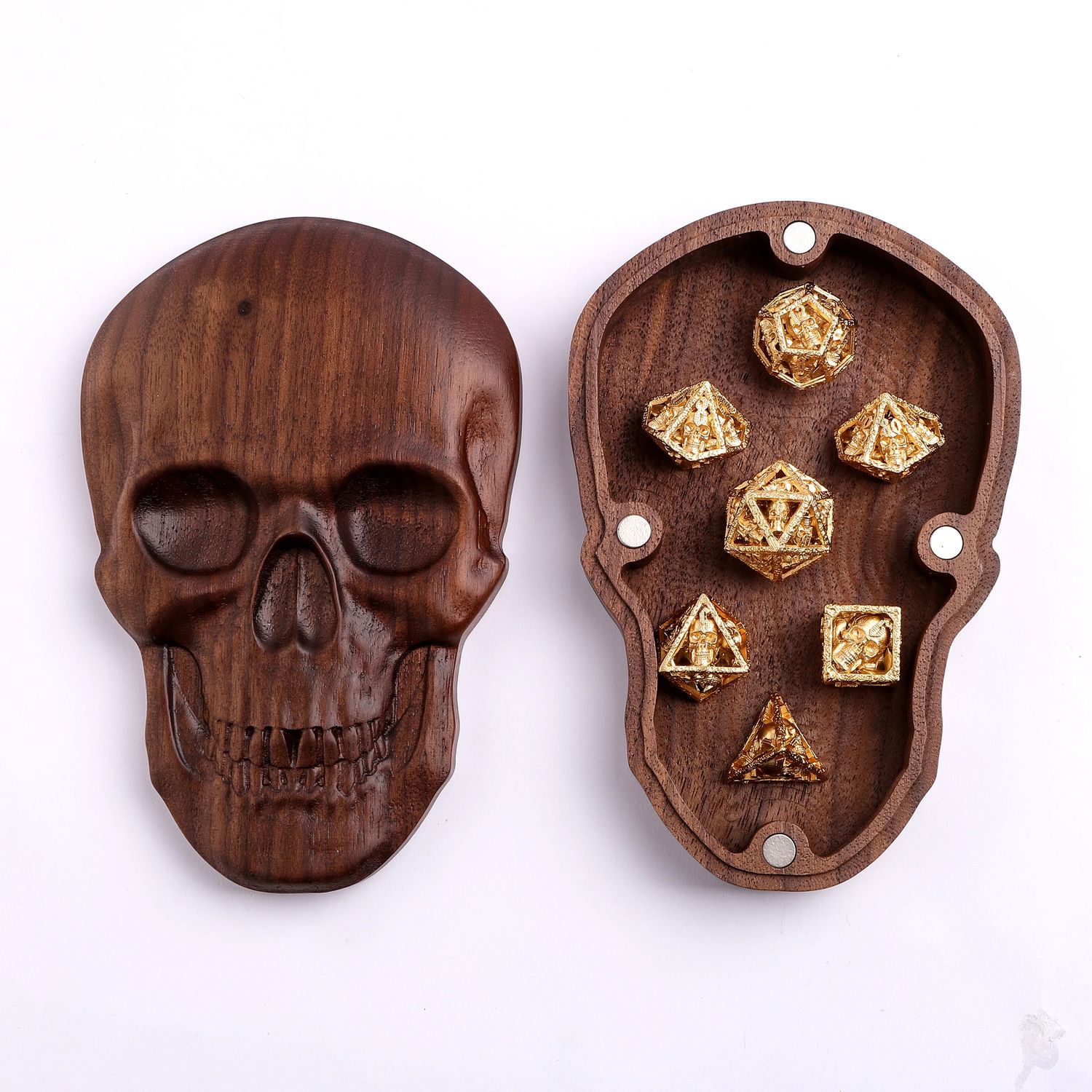 Black Walnut Skull Case