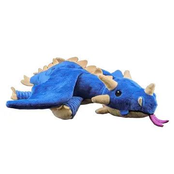 Sparkbolt - Blue Dragon Wyrmling Plush Pet Toy