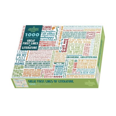 First Lines of Literature 1000pc Puzzle