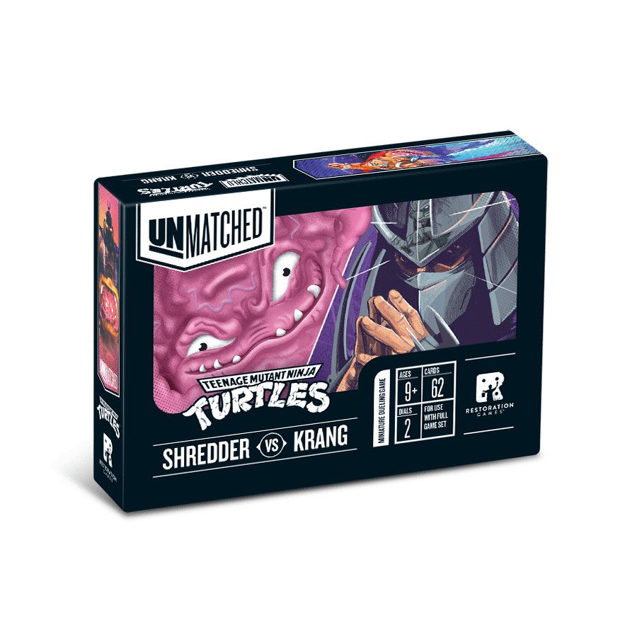 Unmatched Adventures: Teenage Mutant Ninja Turtles Shredder vs Krang Hero Pack