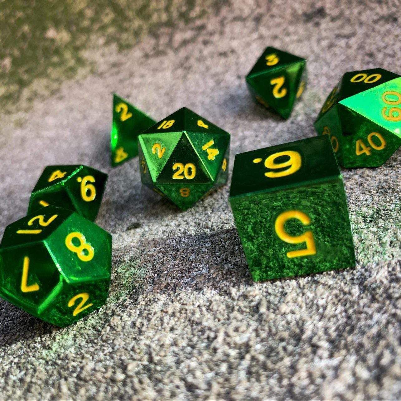 Metal Dice: Goblin Horde (7 Piece)