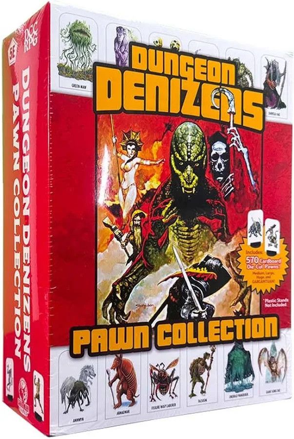 Dungeon Denizens: Cardstock Pawns (System Neutral)