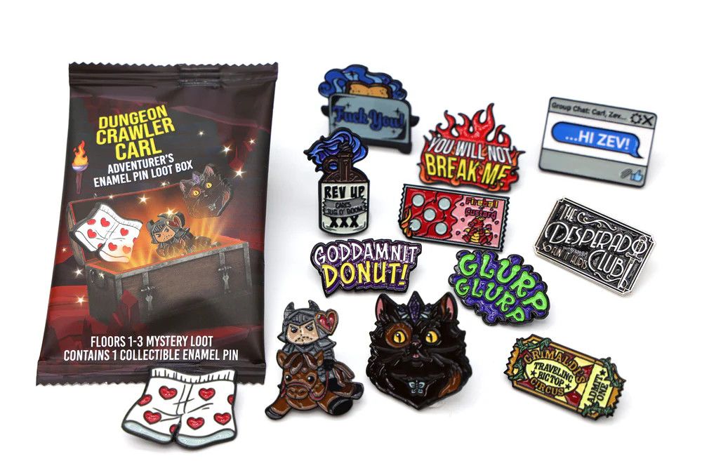 Dungeon Crawler Carl Adventurer's Pin Loot Box: Floors 1-3 [Pack]
