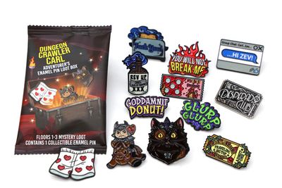 Dungeon Crawler Carl Adventurer's Pin Loot Box: Floors 1-3 [Pack]