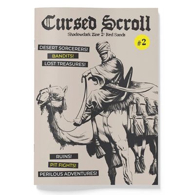 Shadowdark RPG: Cursed Scroll Zines - Vol 2: Red Sands