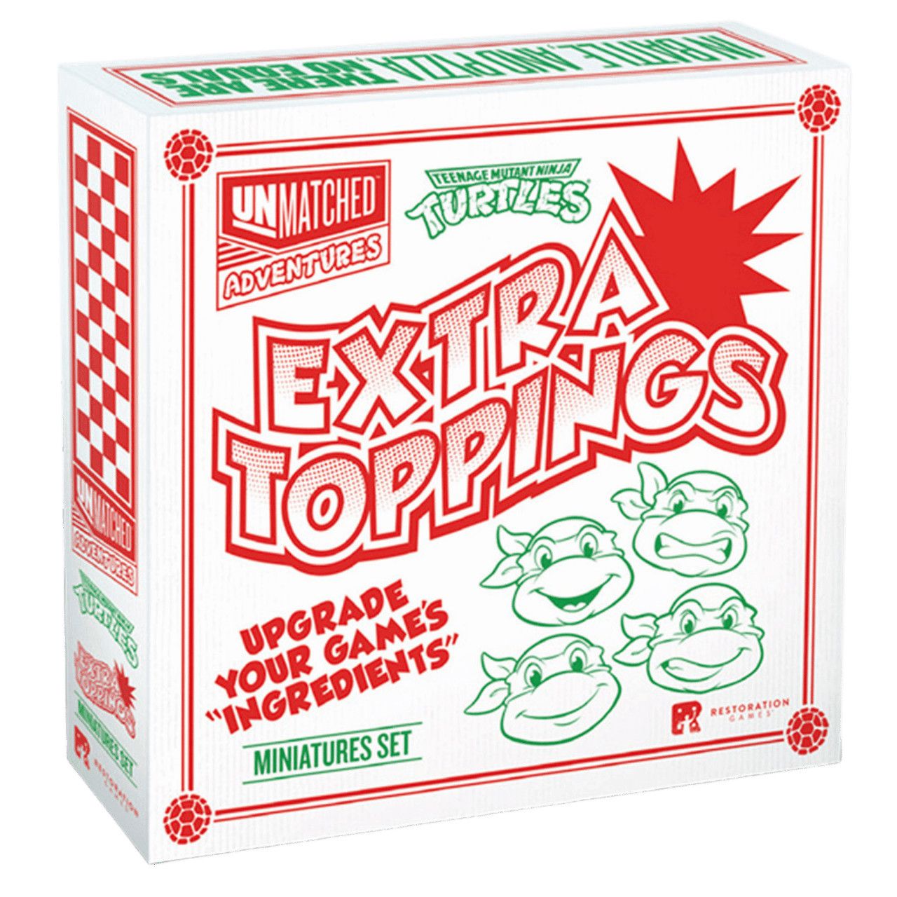 Unmatched Adventures: Teenage Mutant Ninja Turtles Extra Toppings Miniatures Set