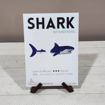 3D PaperCraft: Shark Wall