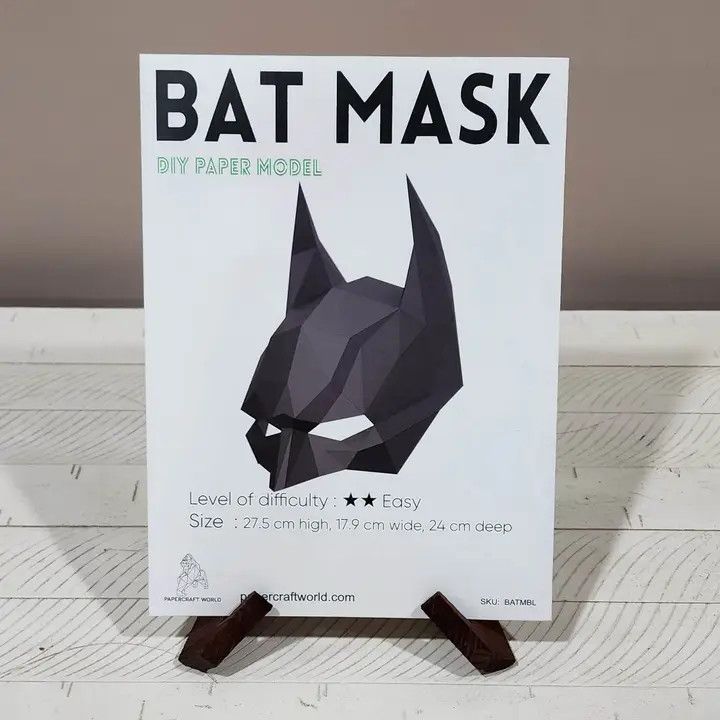 3D PaperCraft: Batman Mask