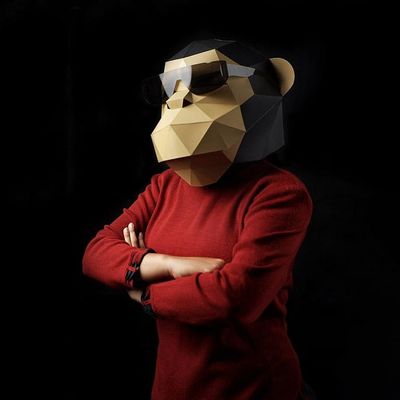 3D PaperCraft: Gorilla Mask