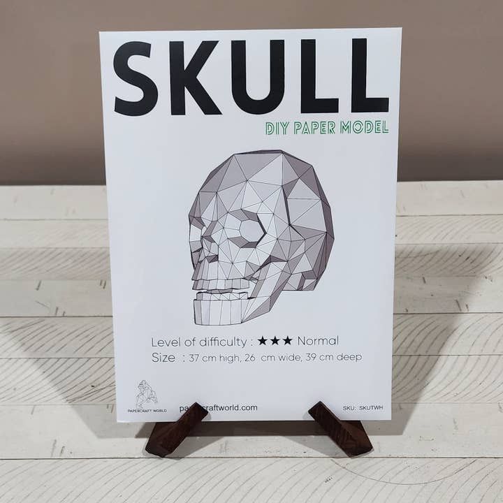 3D PaperCraft: Skull Mask