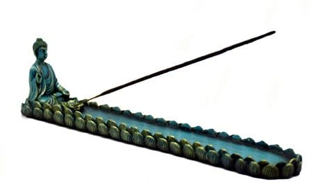 Blue Buddha Incense Burner