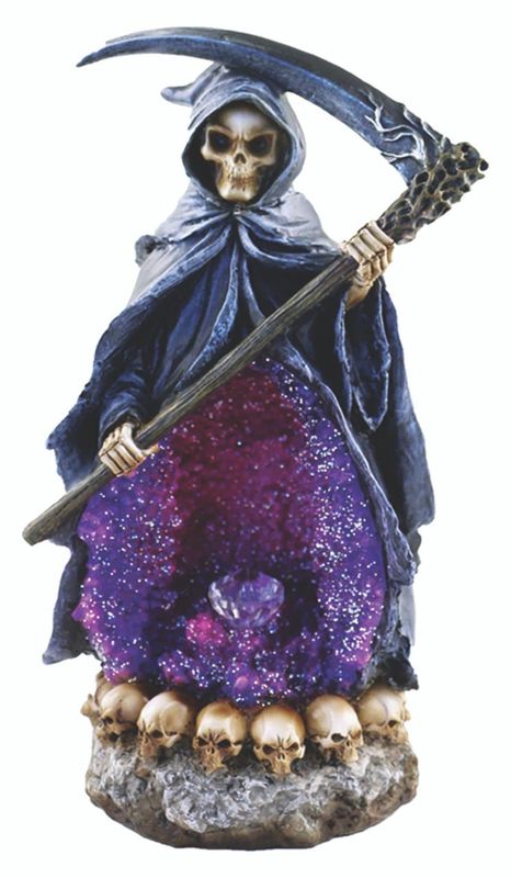 Grim Reaper Back Flow Burner with Light - Purple