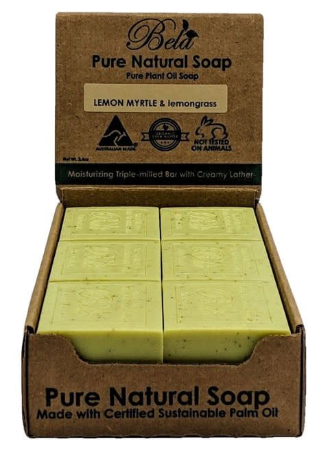 Bela 3.3 oz Lemon Mrytle with Lemongrass Soap