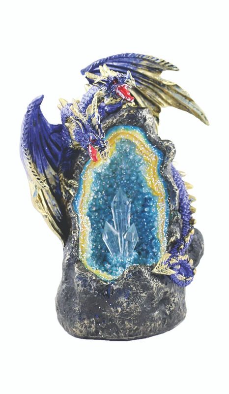 Dragon Back Flow Burner With LED 7&quot;