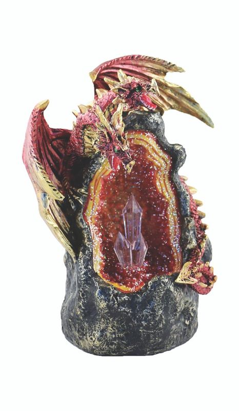 Dragon Back Flow Burner With LED 7&quot;