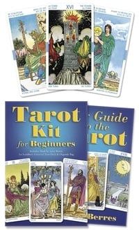 TAROT KIT FOR BEGINNERS (book, 78-card deck &amp; organdy bag)