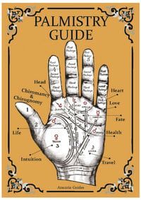 Palmistry Laminated Guide
