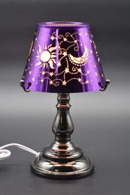 Sun &amp; Moon Electric Aroma Wamer Lamp Purple