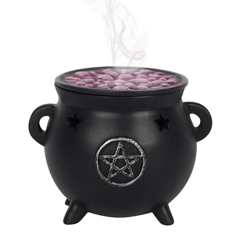 Pentagram Cauldron Incense Cone holder