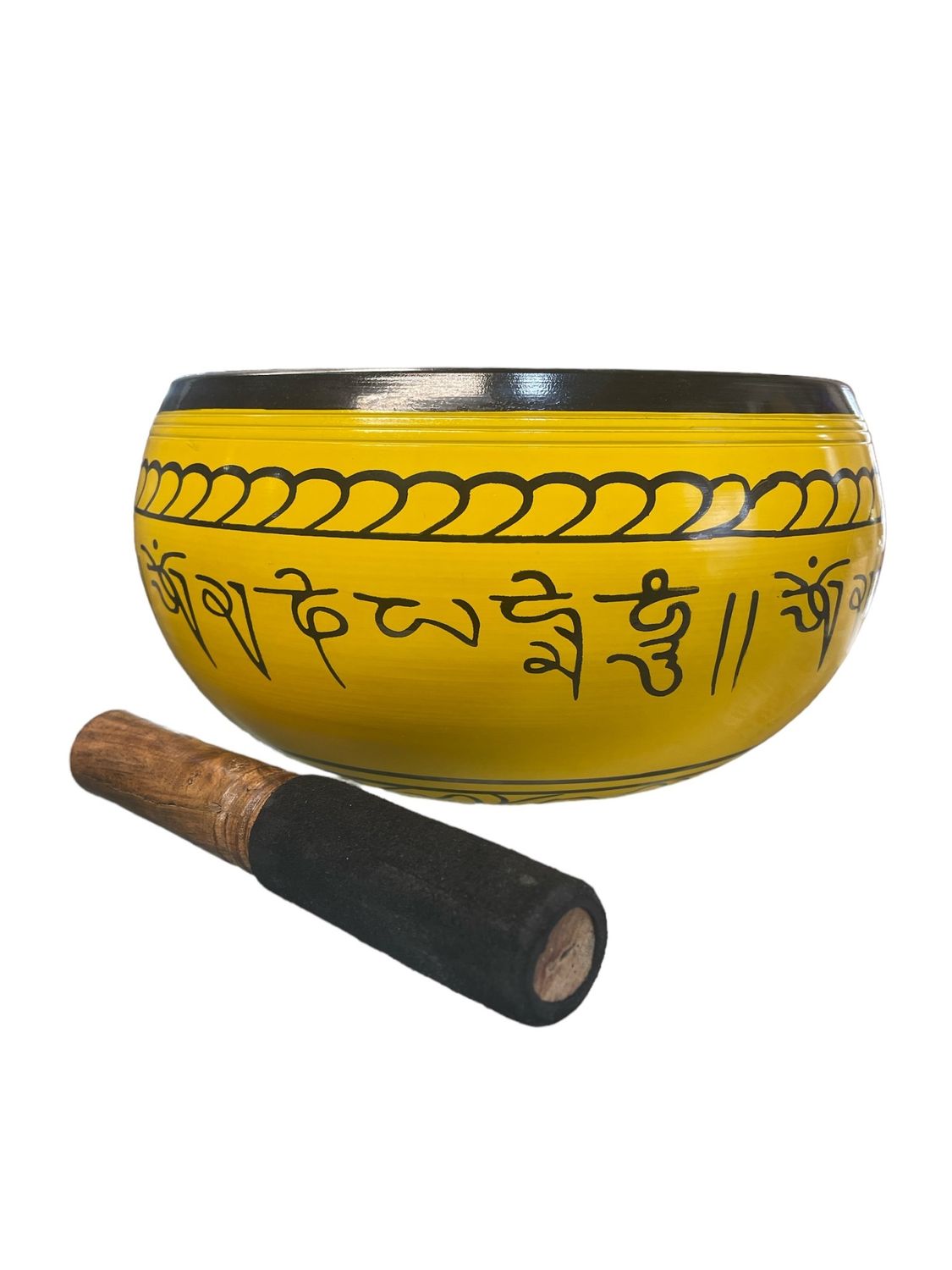 Singing Bowl Yellow w/ Striker 8&quot;