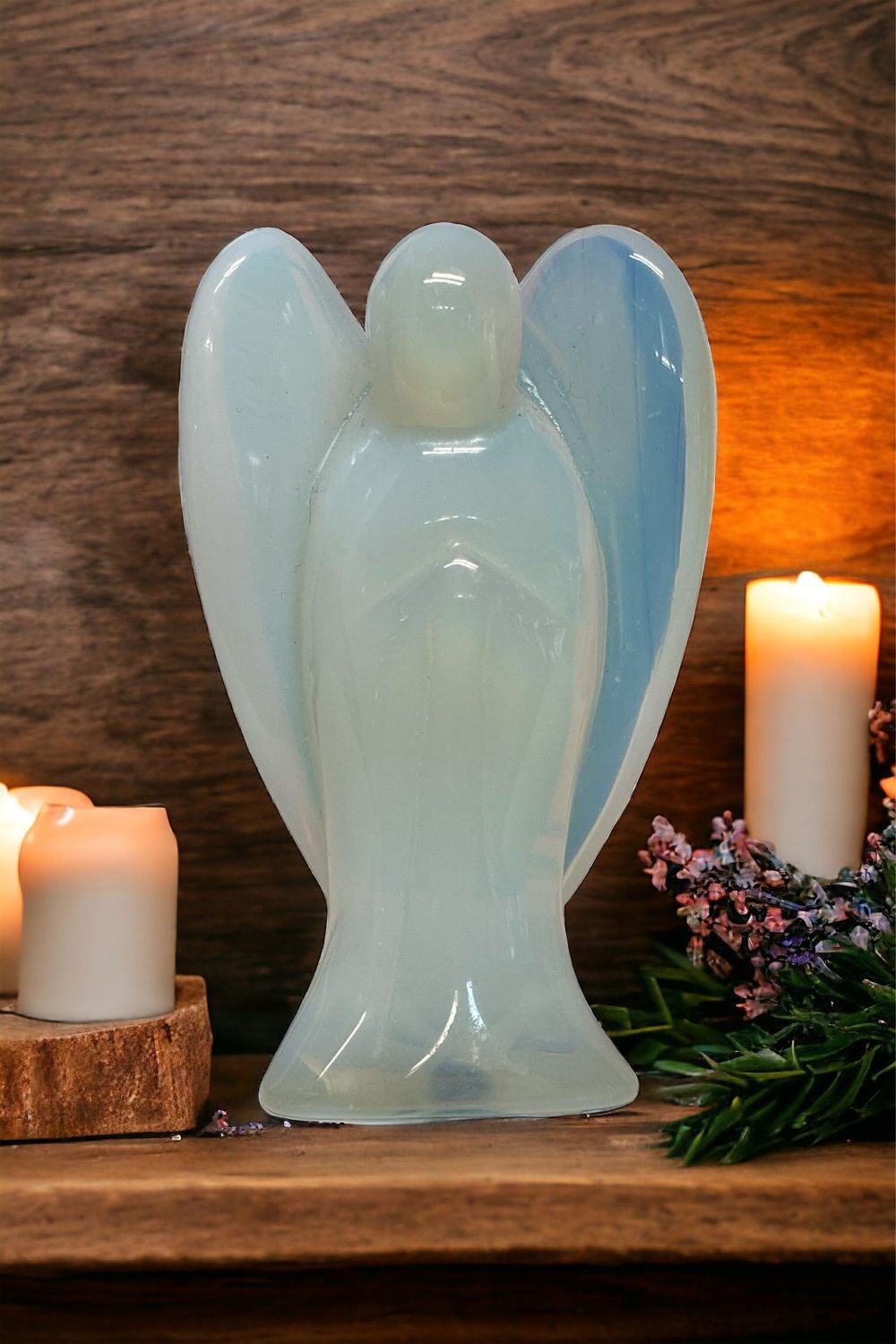 Angel Gemstone Opalite 3&quot;