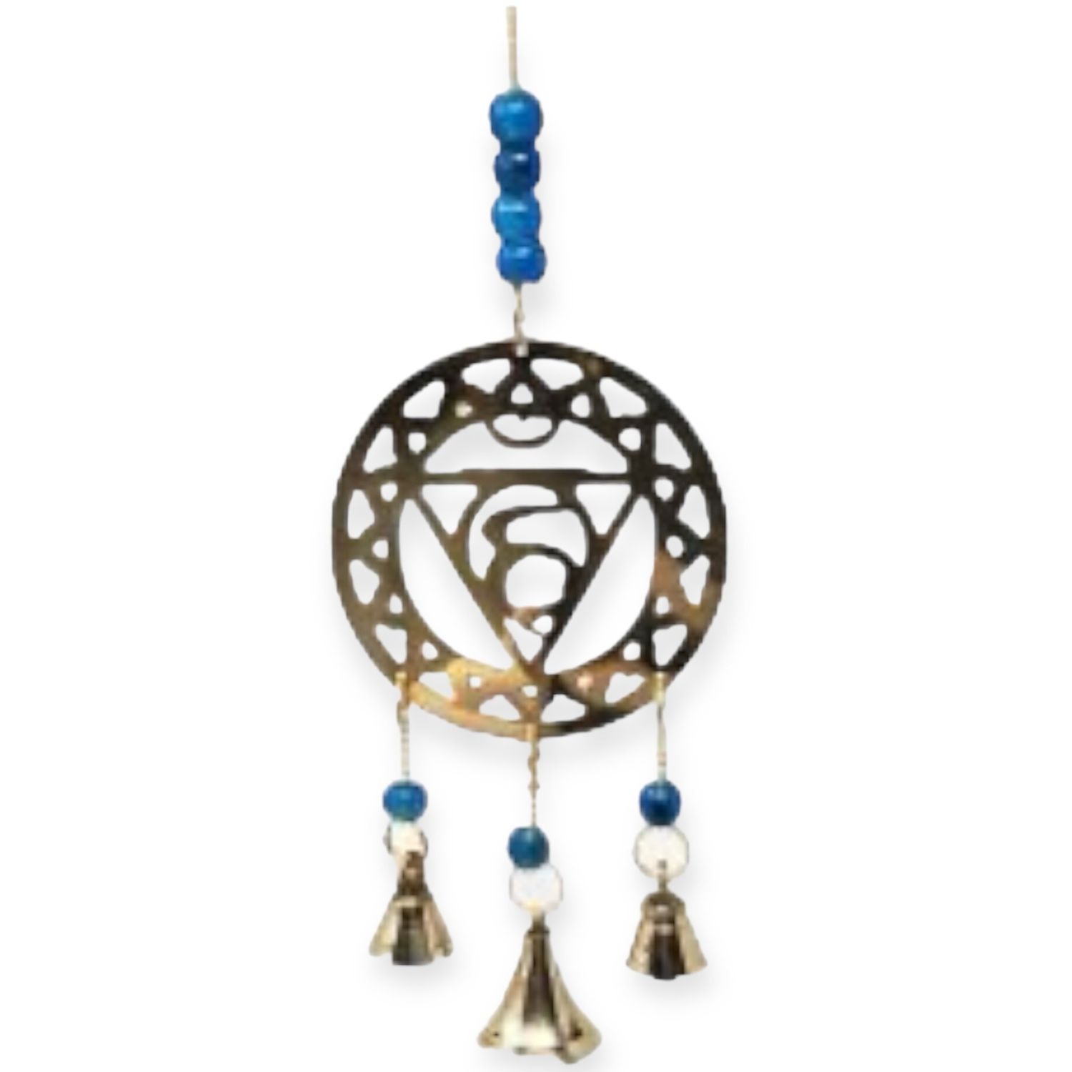 Throat Chakra Brass Windchime