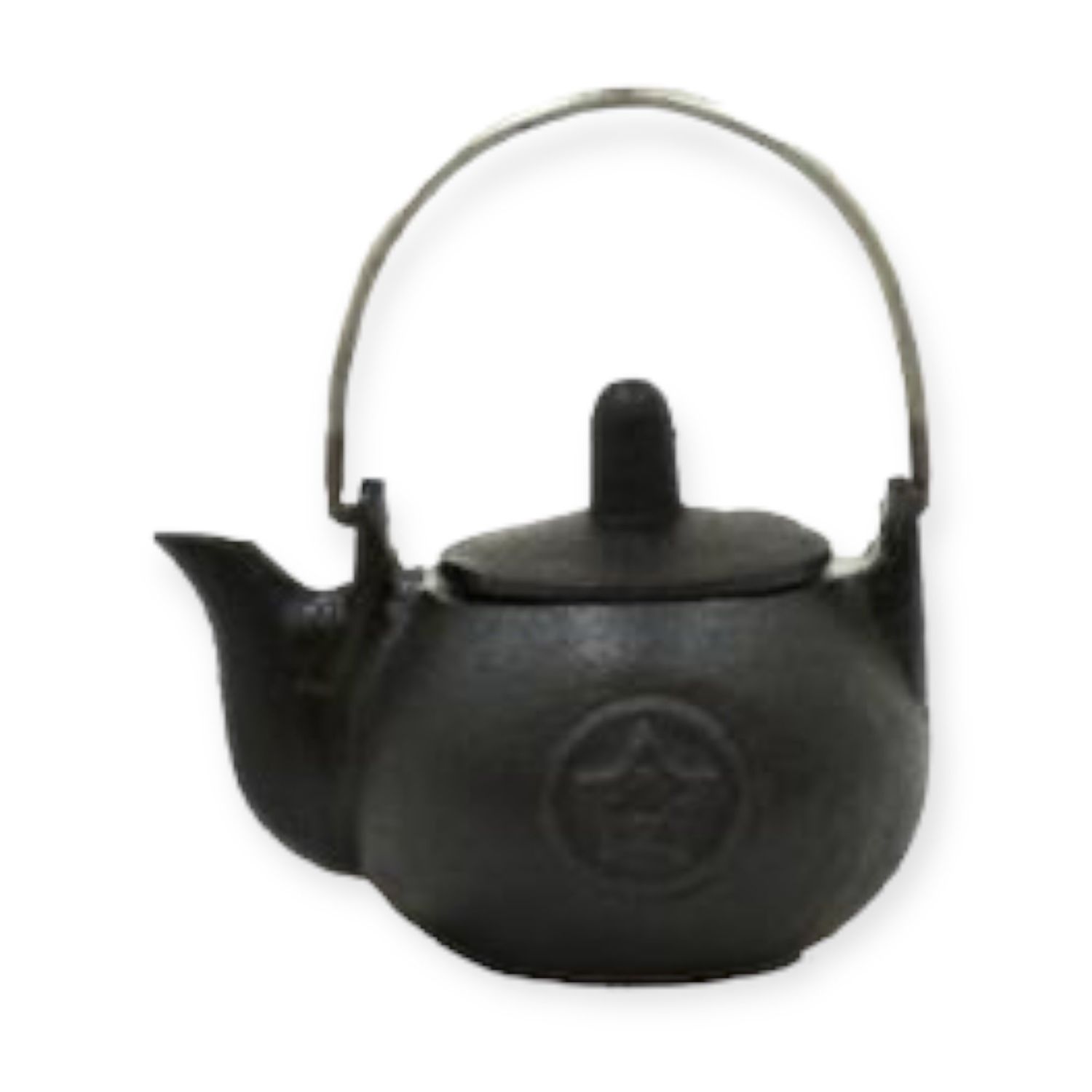 Pentacle Cast Iron Kettle shape Cauldron with Lid