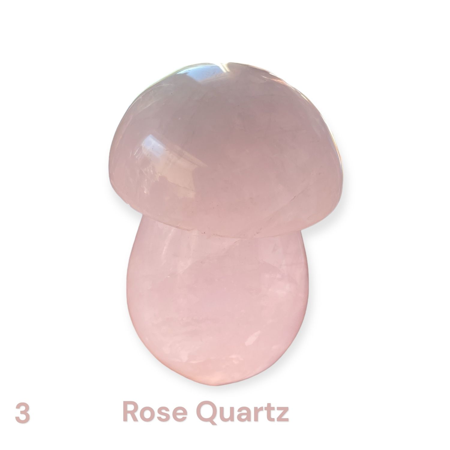 Rose Quartz Mushroom