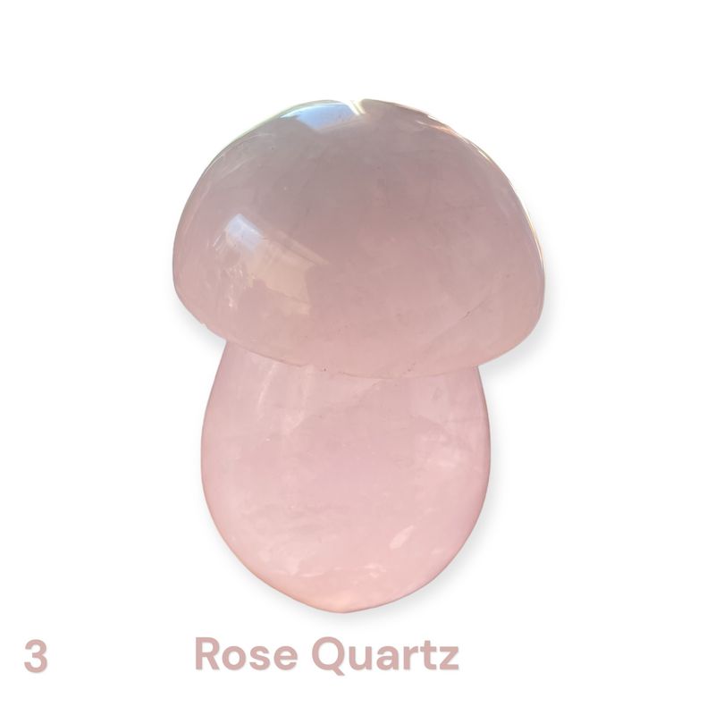 Rose Quartz Mushroom