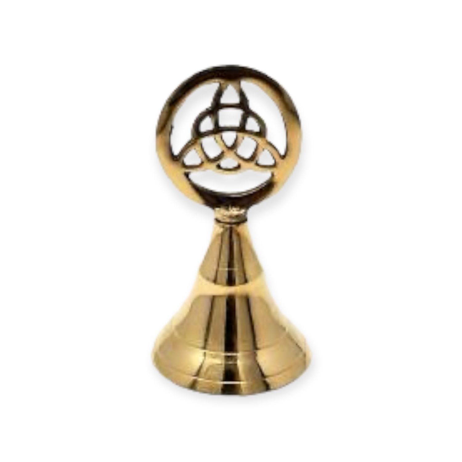 Triquetra Brass Bell