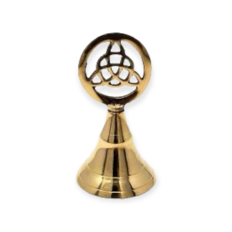 Triquetra Brass Bell